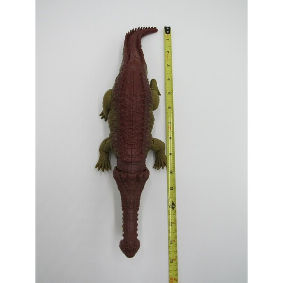 Mattel Jurassic World Primal Attack Massive Biters Sarcosuchus Dinosaur Figure - Picture 8 of 15
